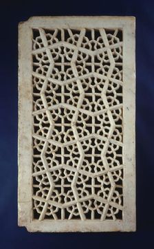 Pierced Window Screen (Jali), India, early 17th century. Creator: Unknown