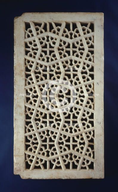 Pierced Window Screen (Jali), India, early 17th century. Creator: Unknown.