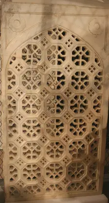 Pierced Window Screen (Jali), India, early 17th century. Creator: Unknown