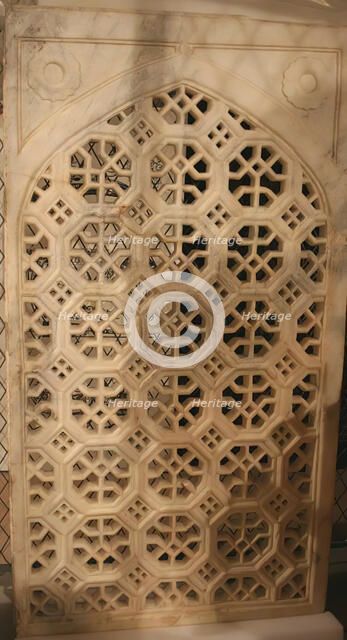 Pierced Window Screen (Jali), India, early 17th century. Creator: Unknown.