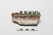 Pierced and molded fragmentary side of a vessel, Saljuq period, early 13th century. Creator: Unknown