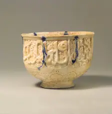 Pierced Bowl Signed by Hasan al-Qashani, Iran, late 11th-early 12th century. Creator: Hasan al-Qashani