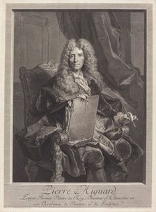 Pierre Mignard, 1744. Creator: Georg Friedrich Schmidt
