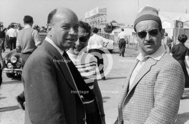 Pierre About with Maurice Trintignant. Artist: Unknown