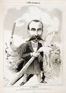 Pierre-Alexander Darracq, French automobile manufacturer, 1901. Creator: Emile Cohl