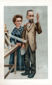 Pierre and Marie Curie, French physicists, 1904. Creator: Unknown