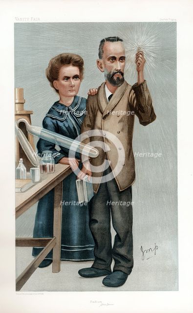 Pierre and Marie Curie, French physicists, 1904. Creator: Unknown.