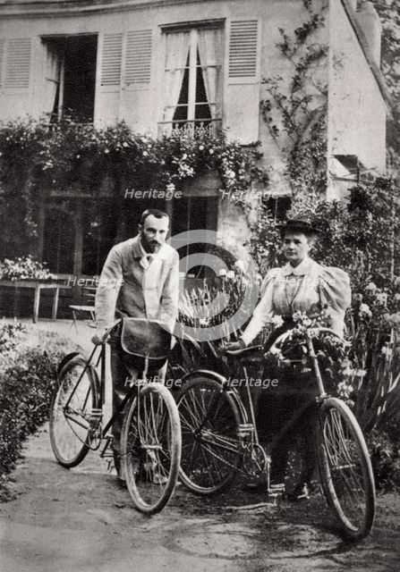 Pierre and Marie Curie, French physicists, 1906. Artist: Unknown