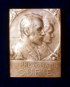 Pierre and Marie Curie, French physicists. Creator: Unknown
