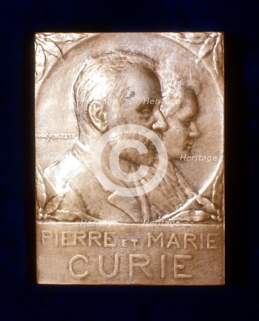 Pierre and Marie Curie, French physicists. Creator: Unknown.