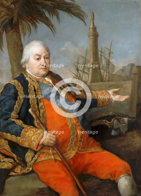 Pierre André de Suffren de Saint Tropez (1729-1788). Artist: Batoni, Pompeo Girolamo (1708-1787)