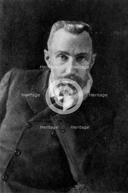 Pierre Curie, French chemist and physicist, 1899. Artist: Unknown