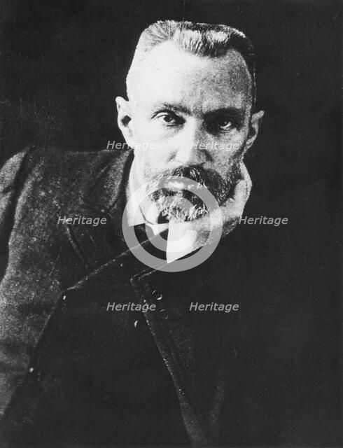 Pierre Curie, French chemist. Artist: Unknown