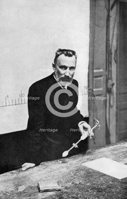 Pierre Curie, French chemist, when Professor of Physics at the Sorbonne, 1906. Creator: Unknown.