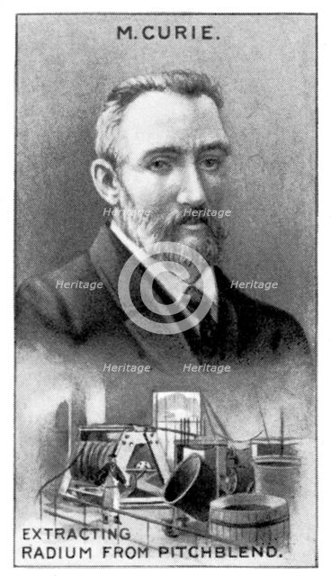 Pierre Curie, French physicist, (c1924). Artist: Unknown