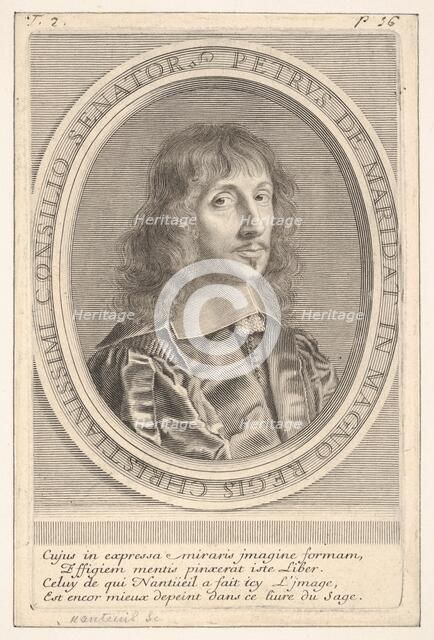 Pierre da Maridat, ca. 1653. Creator: Robert Nanteuil.