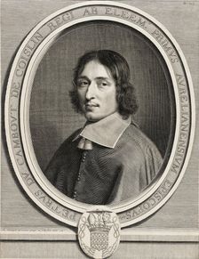 Pierre de Cambout, Cardinal de Coislin, 1666. Creator: Robert Nanteuil