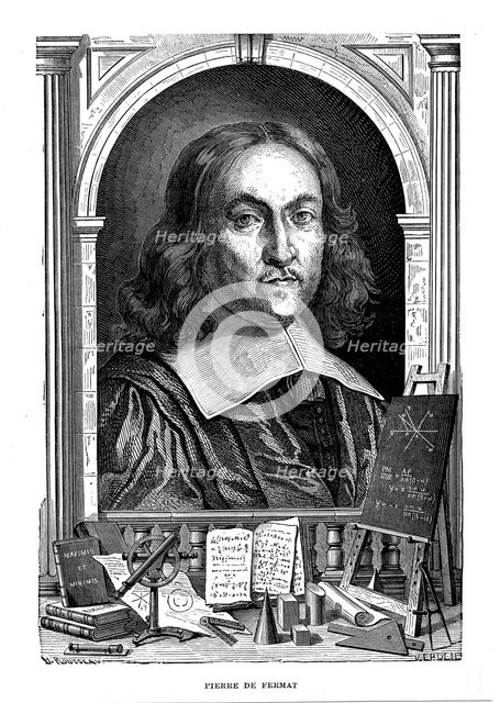 Pierre de Fermat, 17th century French mathematician, 1870. Creator: Unknown.