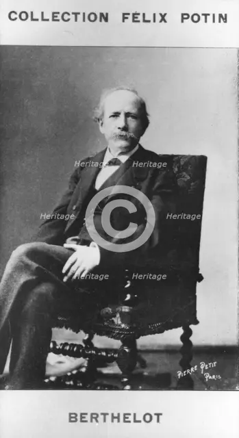 Pierre Eugene Marcellin Berthelot, French organic chemist and politician, c1885. Creator: Pierre Petit.