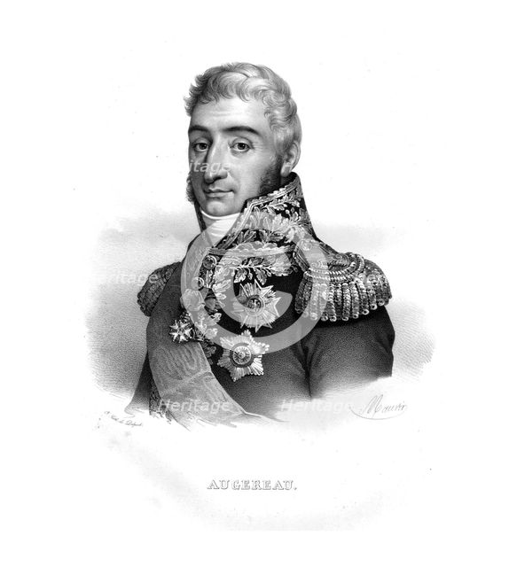 Pierre Francois Charles Augereau, Duke of Castiglione, (c1820s). Artist: Maurin.