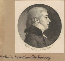 Pierre François DuBourg, 1800. Creator: Charles Balthazar Julien Févret de Saint-Mémin