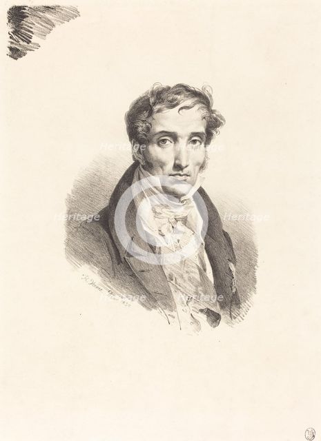 Pierre Guerin, 1830. Creator: Emile Jean-Horace Vernet.