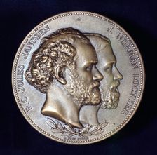 Pierre Janssen and Joseph Norman Lockyer, French and English astronomers, 1868