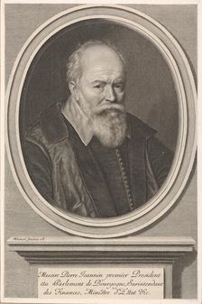 Pierre Jeannin, ca. 1656. Creator: Robert Nanteuil