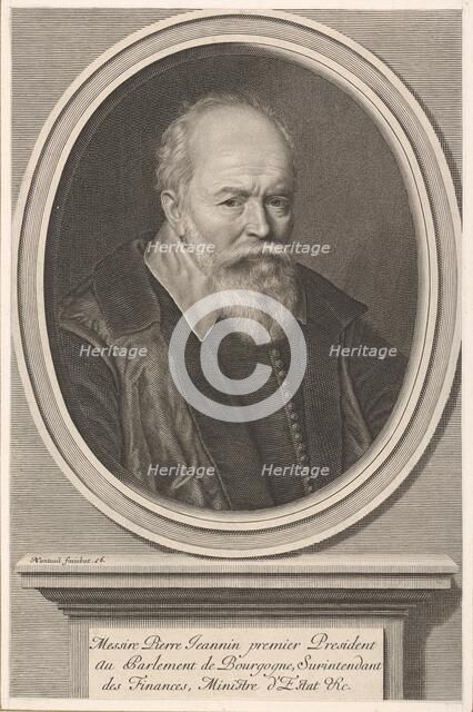 Pierre Jeannin, ca. 1656. Creator: Robert Nanteuil.
