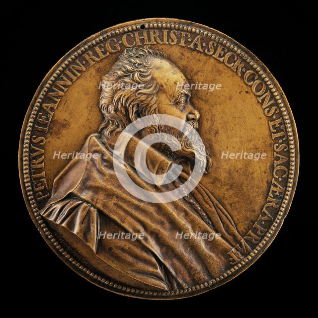 Pierre Jeannin, c. 1540-1622, Lawyer, Superintendent of Finances 1610, 1618. Creator: Abraham Dupre.
