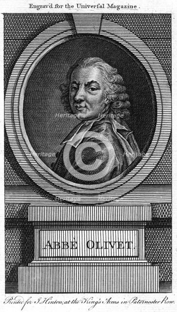 Pierre-Joseph Thoulier d'Olivet, French clergyman and man of letters, 18th century. Artist: Unknown