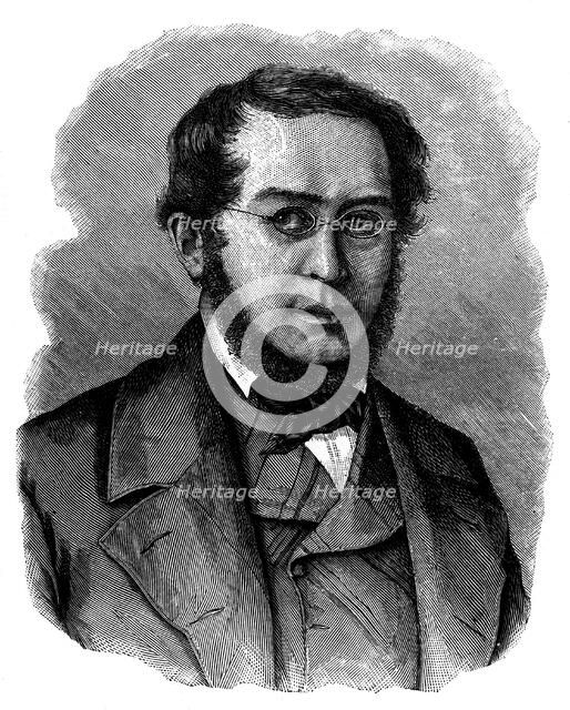 Pierre Joseph Proudhon, 19th century French socialist-anarchist and journalist. Artist: Unknown