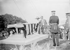 Pierre L'Enfant, Major of France - Dedication of Tomb And Memorial At Arlington, April 28, 1909. Creator: Harris & Ewing