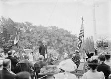 Pierre L'Enfant, Major of France - Dedication of Tomb And Memorial At Arlington, April 28, 1909. Creator: Harris & Ewing