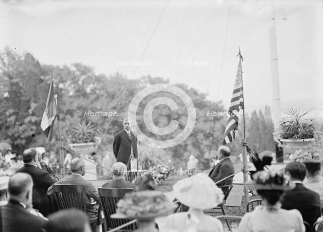 Pierre L'Enfant, Major of France - Dedication of Tomb And Memorial At Arlington, April 28, 1909. Creator: Harris & Ewing.