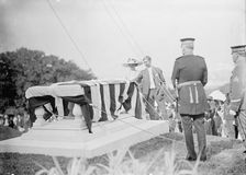 Pierre L'Enfant, Major of France - Dedication of Tomb And Memorial At Arlington, April 28, 1909. Creator: Harris & Ewing