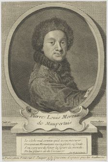 Pierre Louis Moreau de Maupertuis (1698-1759) , 1743. Creator: Desrochers, Étienne-Jehandier (1668-1741)