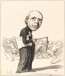 Pierre Louis Parisis, 1849. Creator: Honore Daumier
