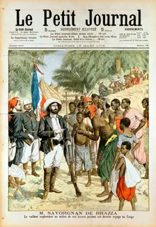 Pierre-Paul-Francois-Camille Savorgnan de Brazza, French explorer and founder of Brazzaville, 1905