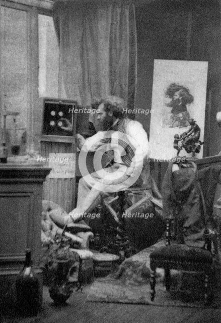 Pierre Petit, French photographer, 1891. Artist: Unknown
