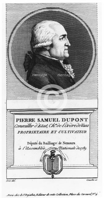 Pierre Samuel Du Pont de Nemours (1739-1817), 1789.