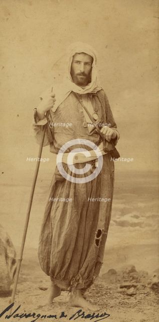 Pierre Savorgnan de Brazza, 1886. Creator: Paul Nadar.