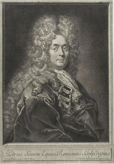 Pierre Simon, Engraver, 1694. Creator: Gerard Edelinck