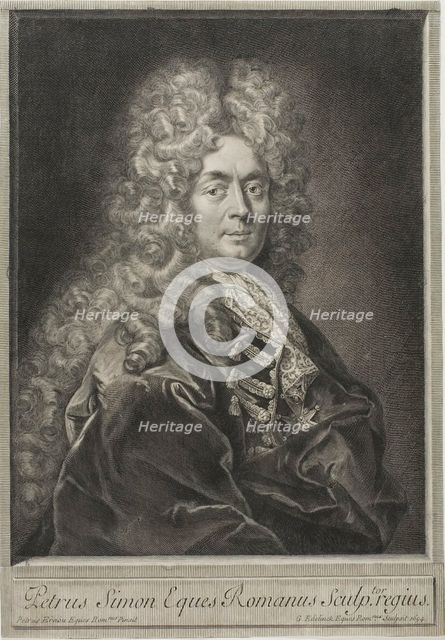 Pierre Simon, Engraver, 1694. Creator: Gerard Edelinck.