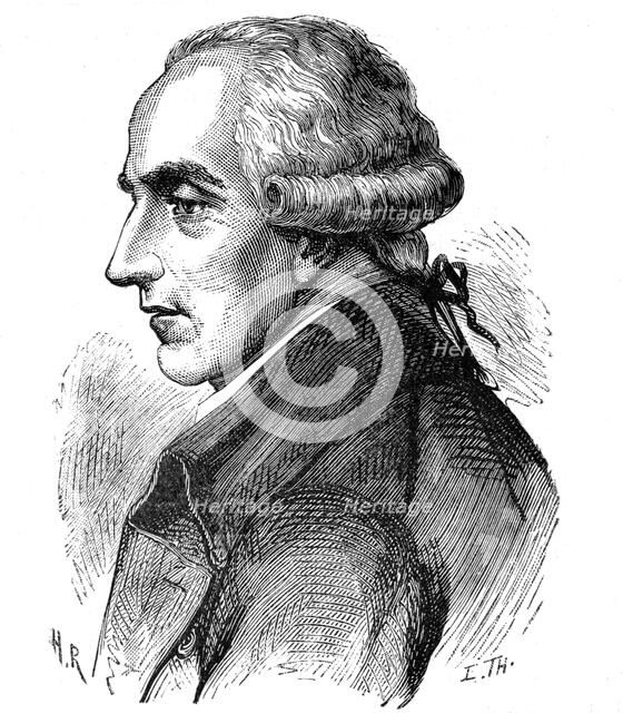 Pierre Simon Laplace, French mathematician and astronomer, 1881. Artist: Unknown