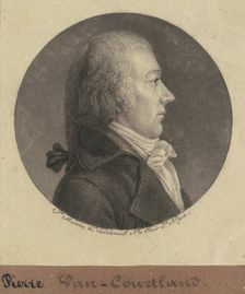 Pierre Van Cortlandt, Jr., 1796-1797. Creator: Charles Balthazar Julien Févret de Saint-Mémin
