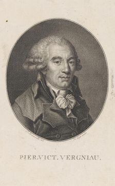 Pierre Victurnien Vergniaud (1753-1793), c. 1800. Creator: Bonneville, François (active 1787-1802)