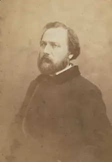 Pierre Zaccone, romancier, 1855-1859. Creator: Nadar