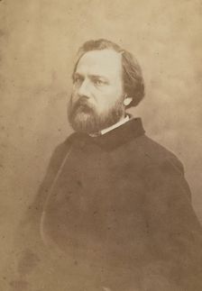 Pierre Zaccone, romancier, 1855-1859. Creator: Nadar
