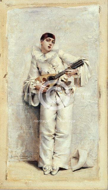 Pierrot, 1884. Creator: Leon Francois Comerre.